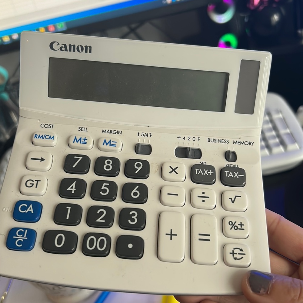 Canon calculator